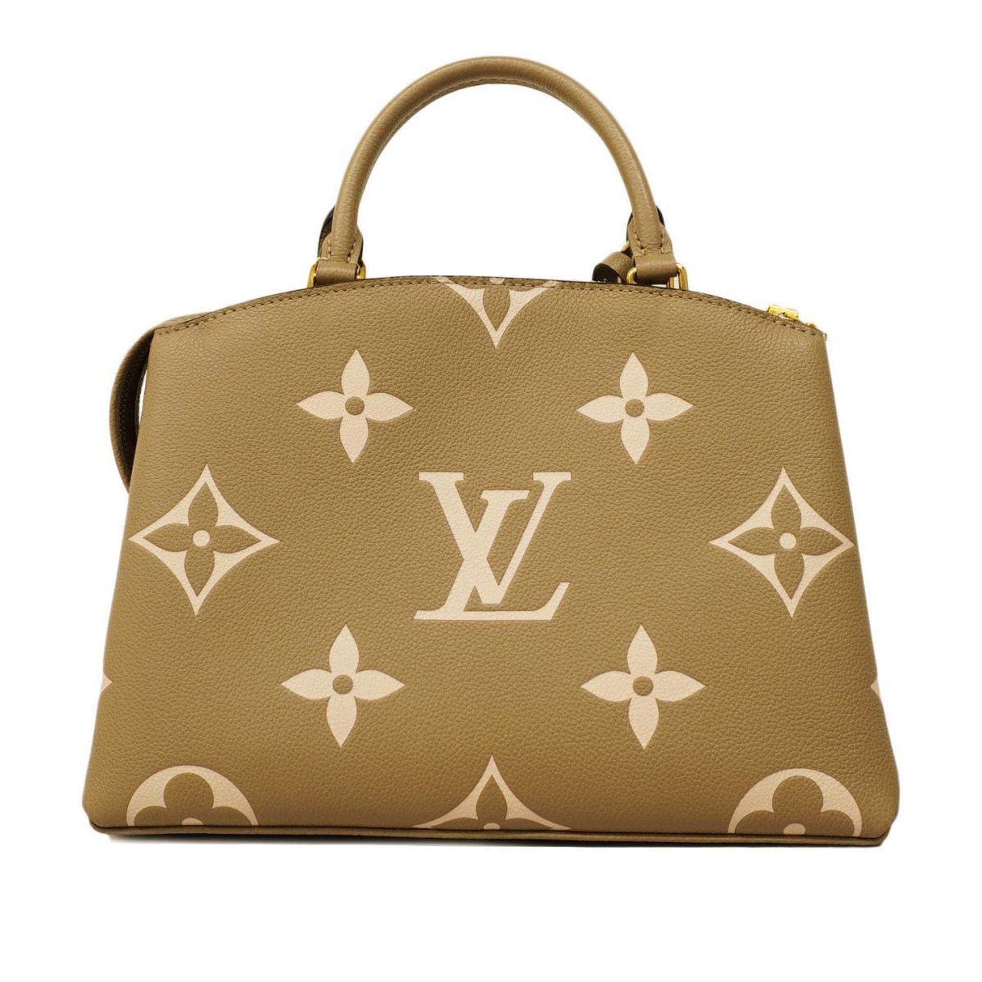 Louis Vuitton Handbag Monogram Empreinte Bicolor Petit Palais PM M58914 Tourtrell Creme Ladies