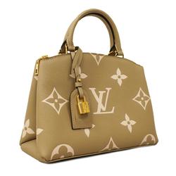 Louis Vuitton Handbag Monogram Empreinte Bicolor Petit Palais PM M58914 Tourtrell Creme Ladies