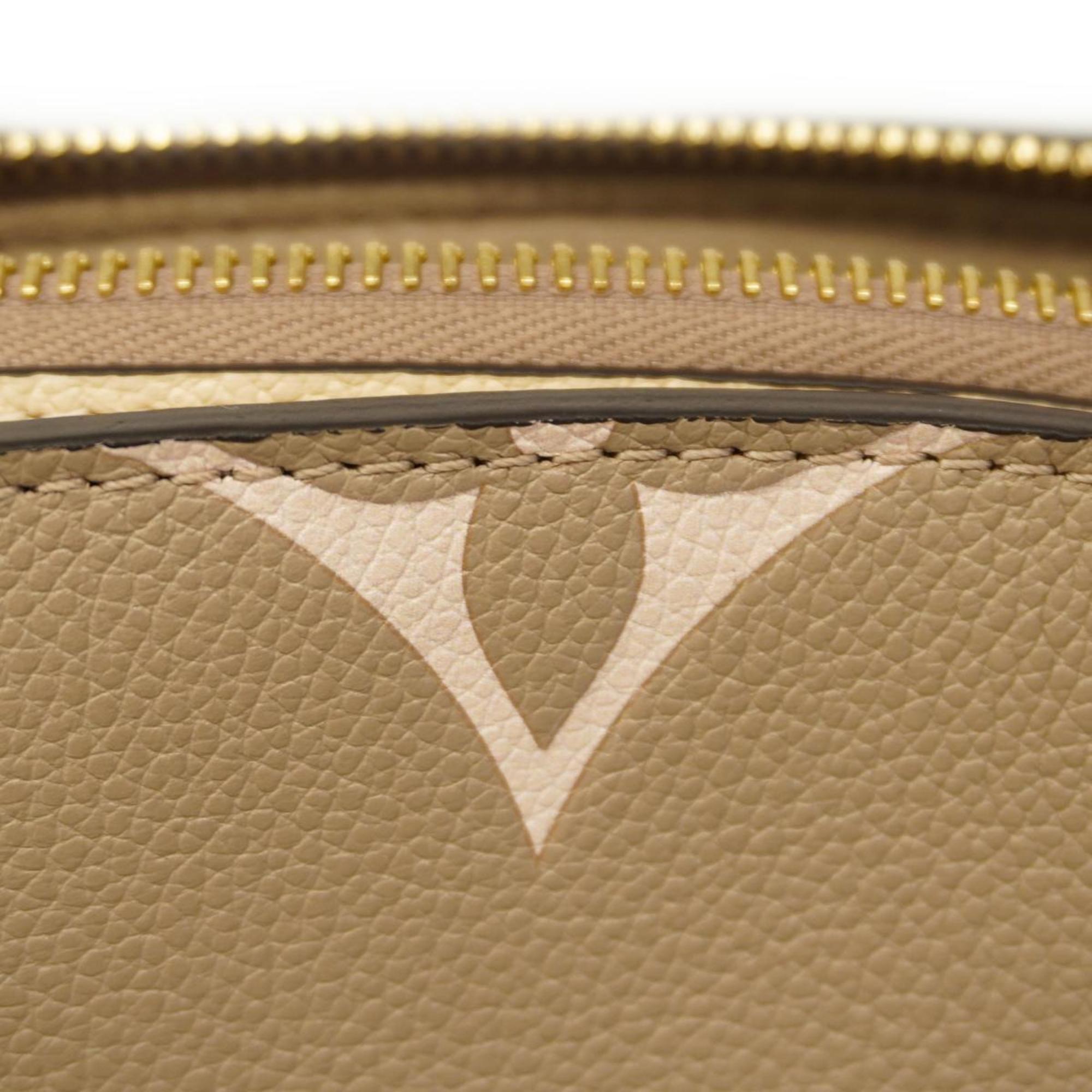 Louis Vuitton Handbag Monogram Empreinte Bicolor Petit Palais PM M58914 Tourtrell Creme Ladies