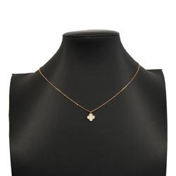 Van Cleef & Arpels Necklace Sweet Alhambra Mother of Pearl K18YG Yellow Gold Women's