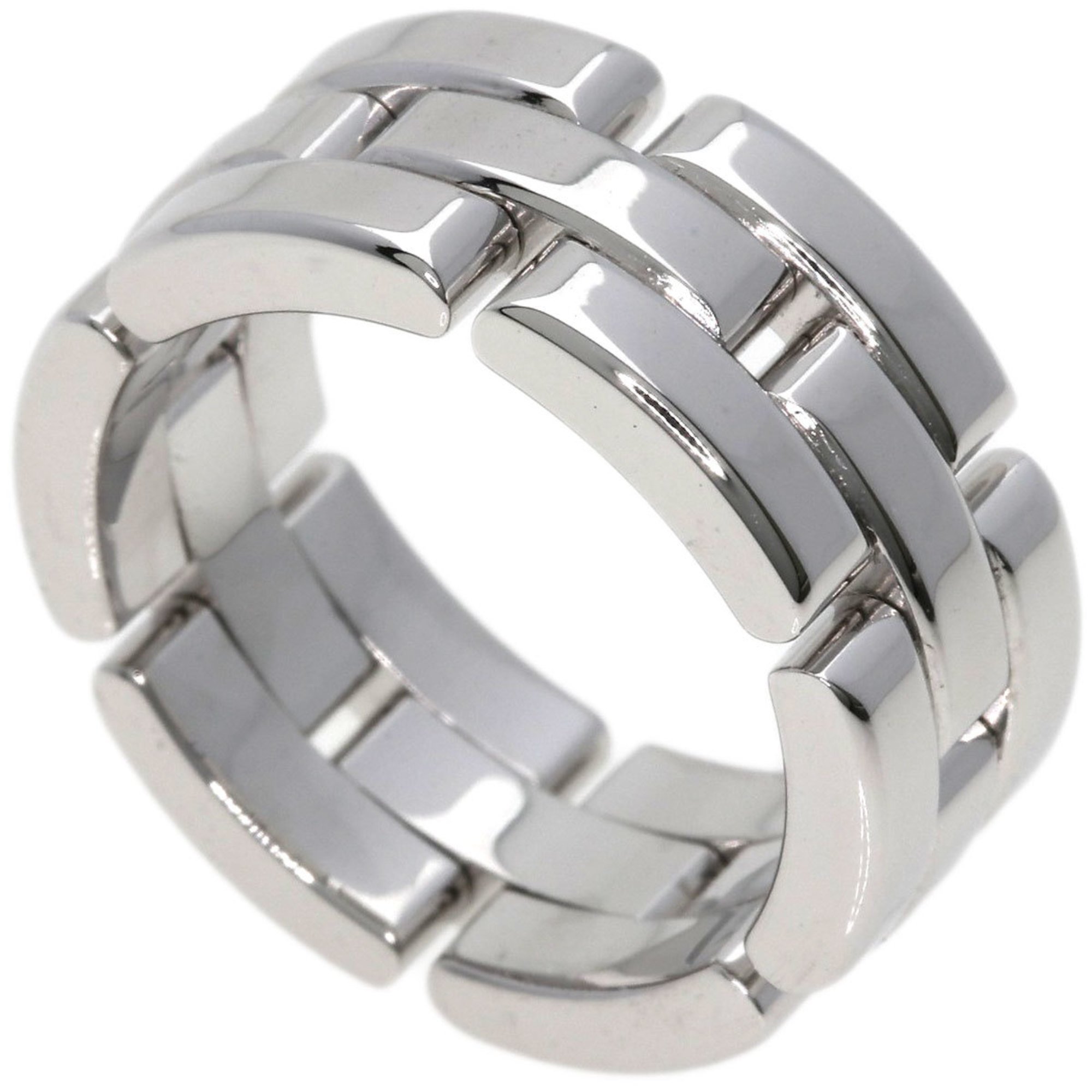 Cartier Panthere #50 Ring, 18K White Gold, Women's, CARTIER