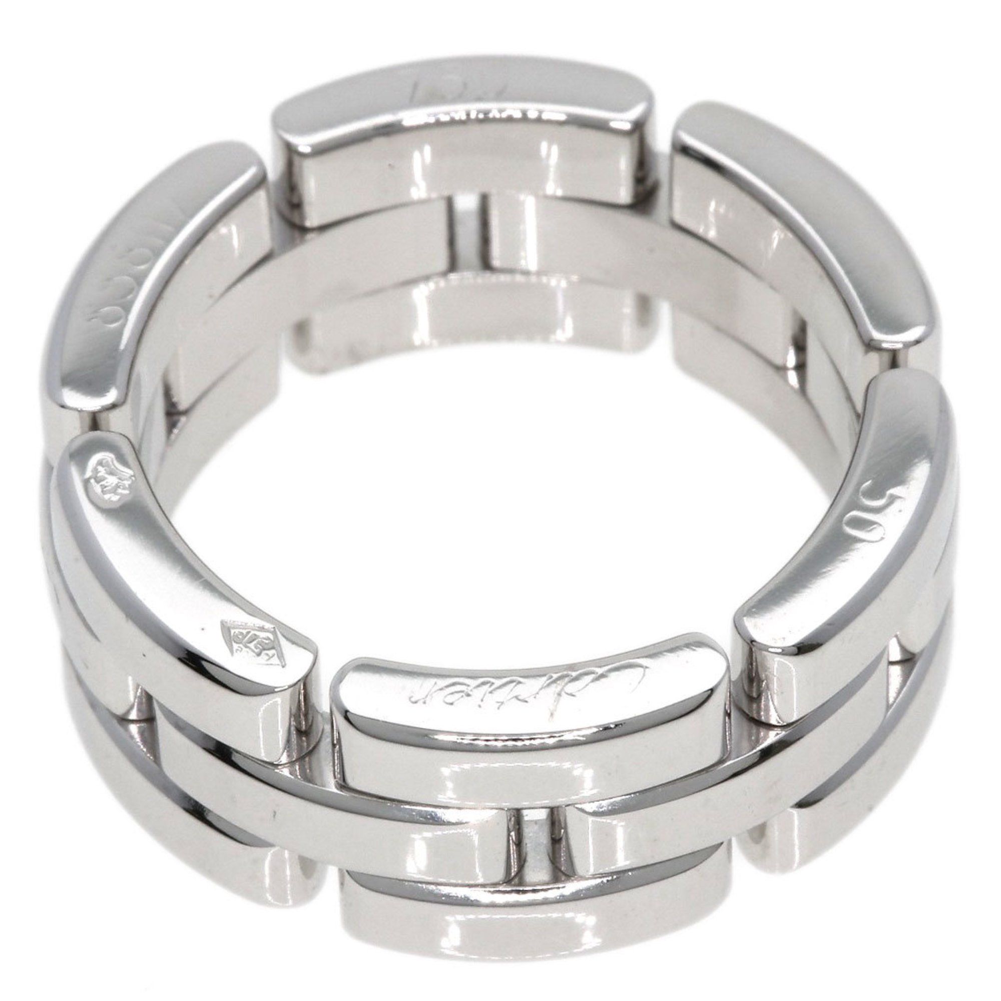 Cartier Panthere #50 Ring, 18K White Gold, Women's, CARTIER