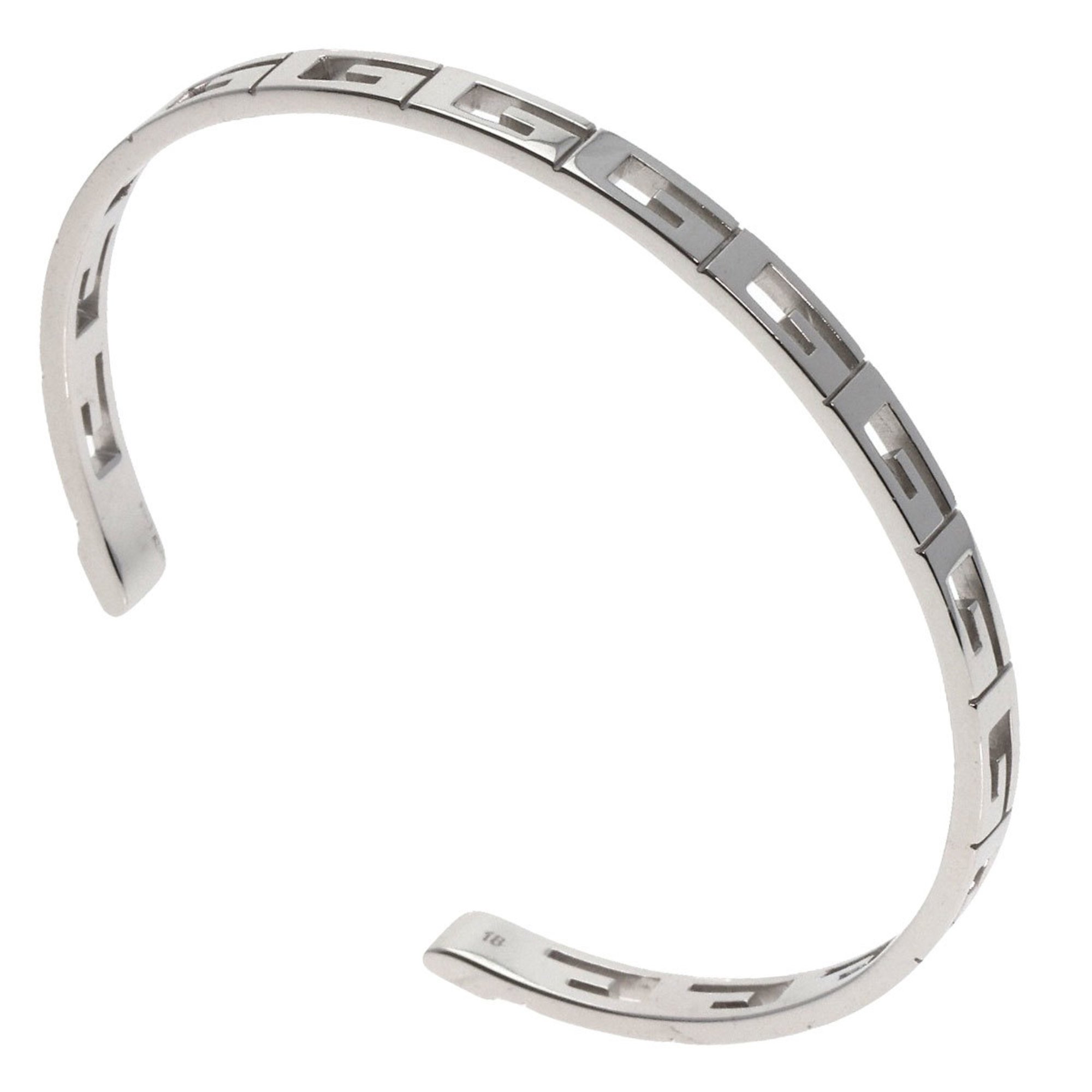 Gucci Bangle G #18 Bracelet K18 White Gold Women's GUCCI