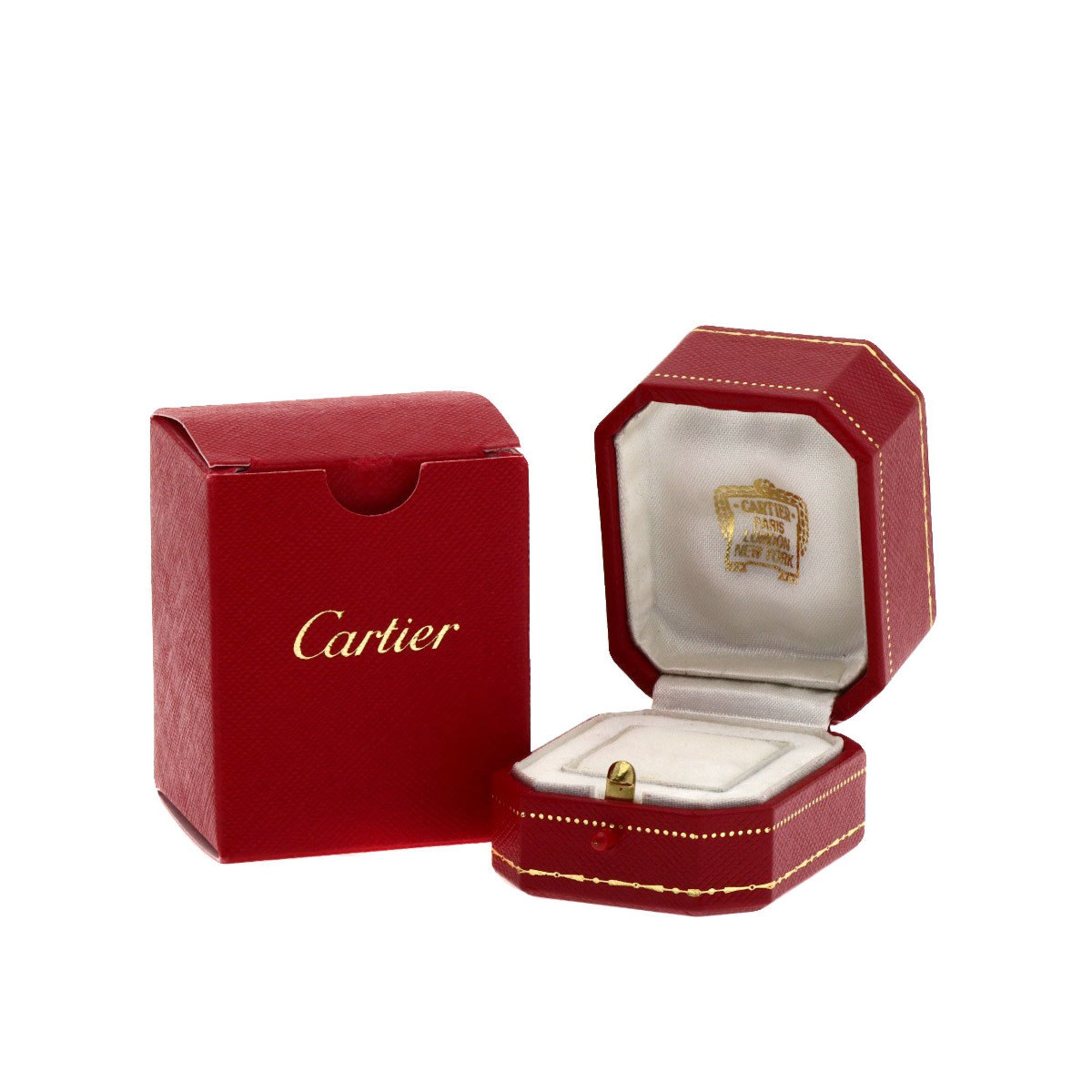 Cartier MK Kofil #54 Ring, Platinum PT950, Women's, CARTIER