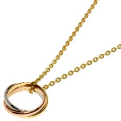 Cartier Baby Trinity Necklace K18 Yellow Gold K18PG K18WG Women's CARTIER