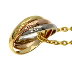 Cartier Baby Trinity Necklace K18 Yellow Gold K18PG K18WG Women's CARTIER