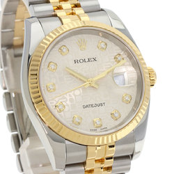 Rolex 116233G Datejust 10P Diamond Horicon Watch Stainless Steel SSxK18YG K18YG Men's ROLEX