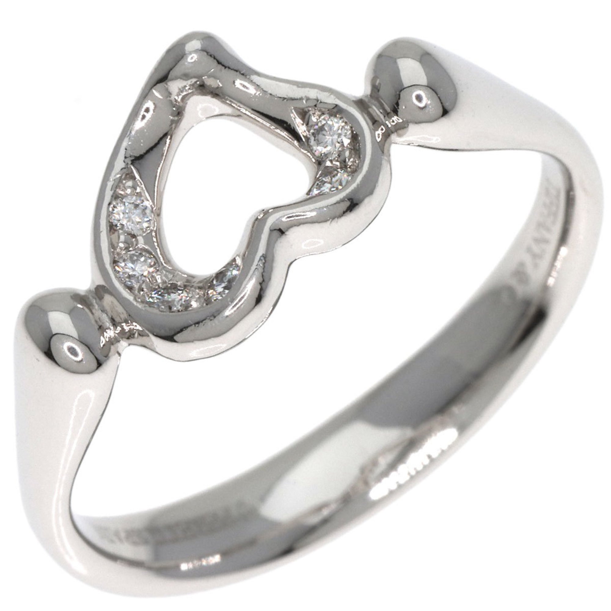 Tiffany Heart Diamond Ring, Platinum PT950, Women's, TIFFANY&Co.