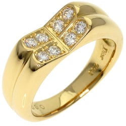 Christian Dior Dior Diamond Ring, 18K Yellow Gold, Women's