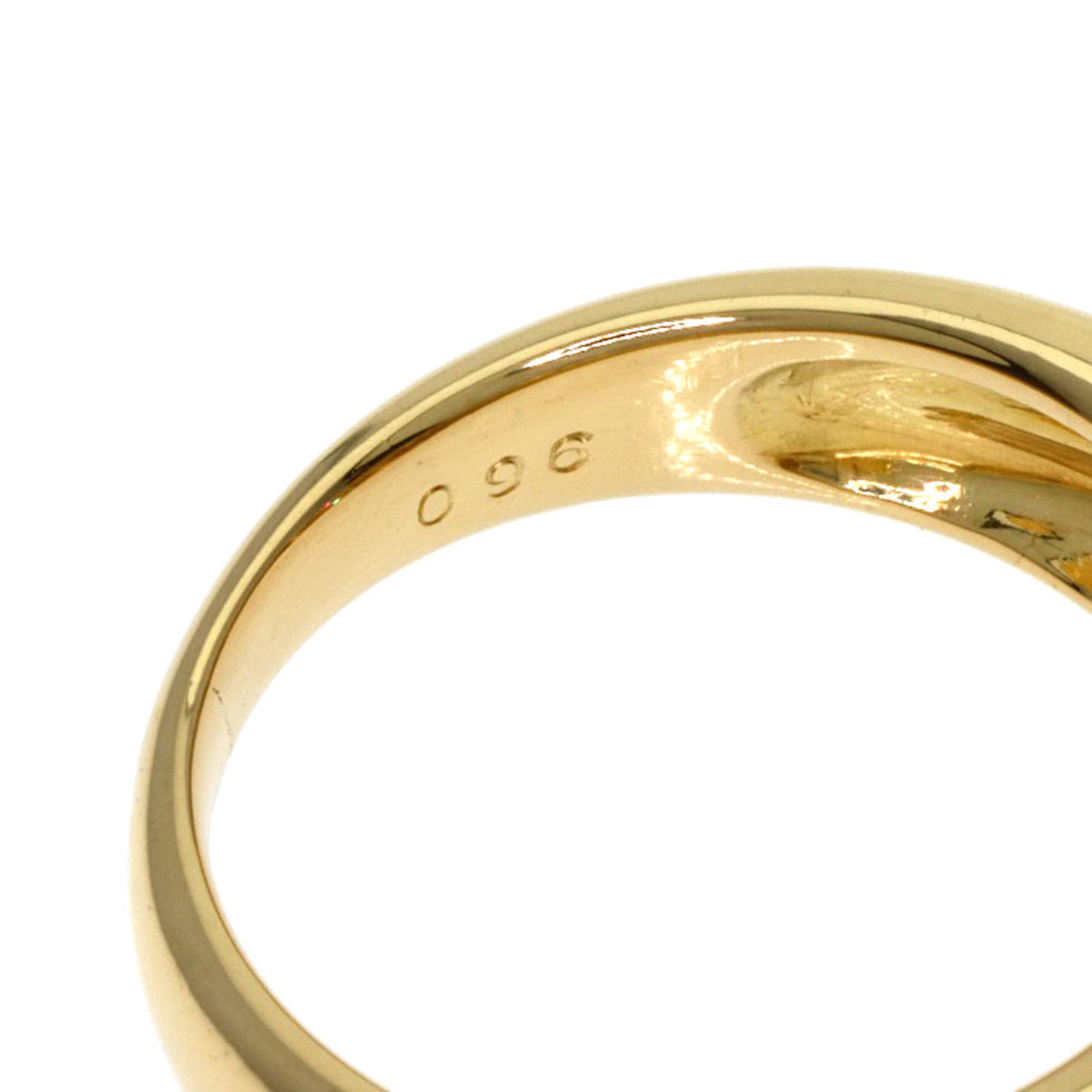 Christian Dior Dior Diamond Ring, 18K Yellow Gold, Women's