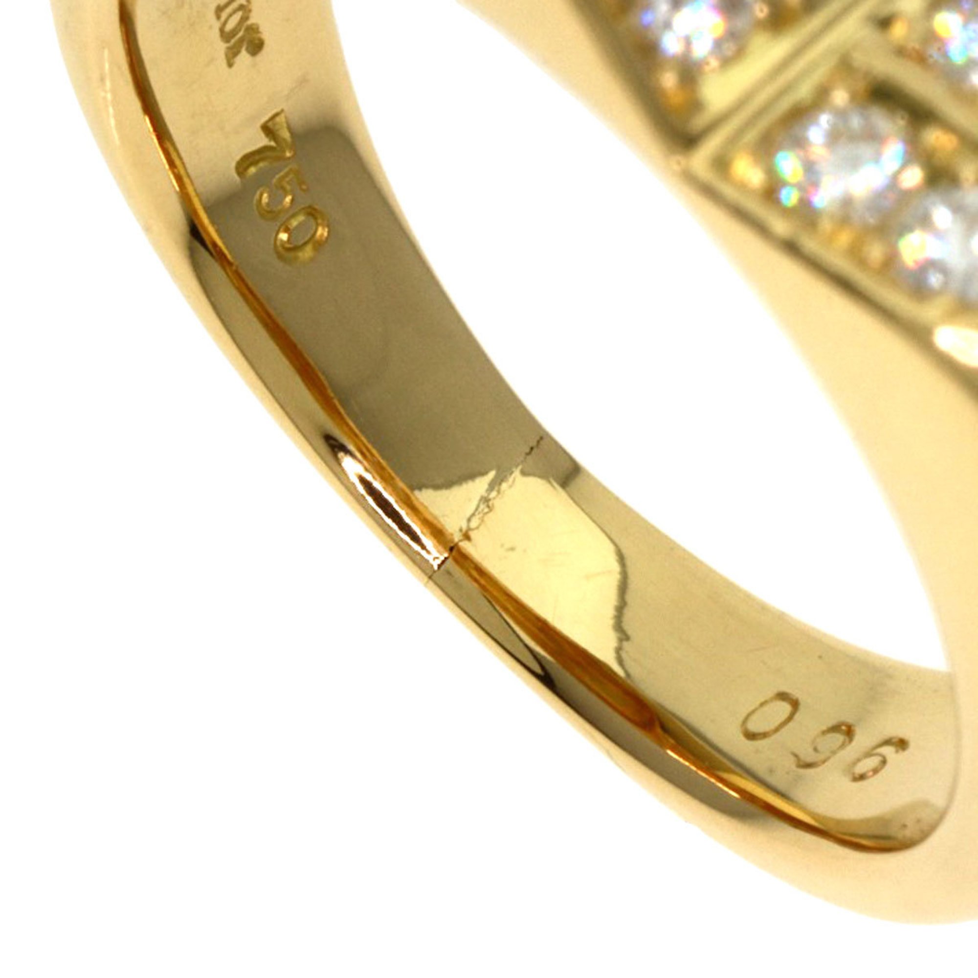 Christian Dior Dior Diamond Ring, 18K Yellow Gold, Women's