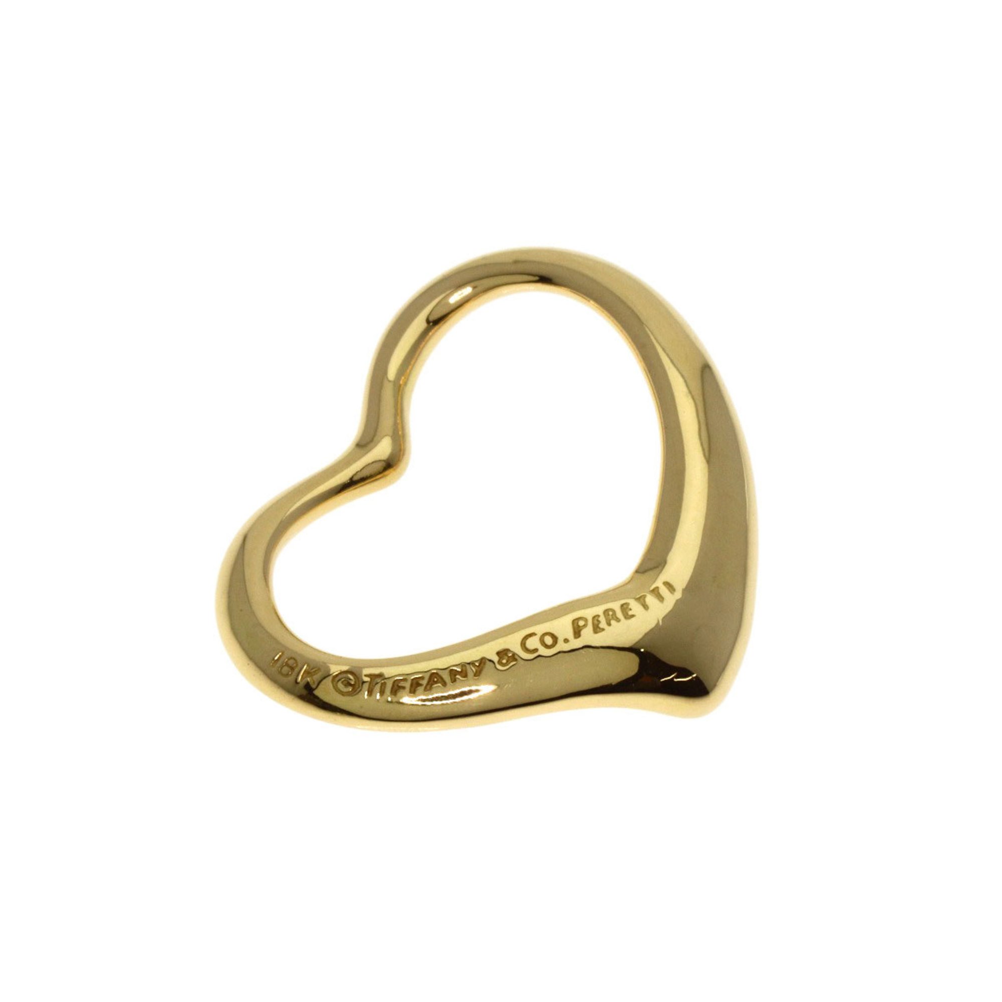 Tiffany Heart Pendant Top K18 Yellow Gold Women's TIFFANY&Co.