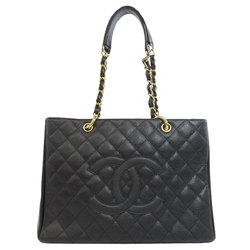 Chanel Matelasse Chain Bag Tote Caviar Skin Women's CHANEL