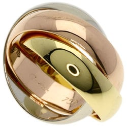 Cartier Trinity LM #47 Ring, K18 Yellow Gold, K18WG, K18PG, Women's, CARTIER