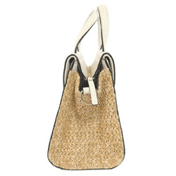 Kate Spade basket bag handbag leather straw ladies kate spade