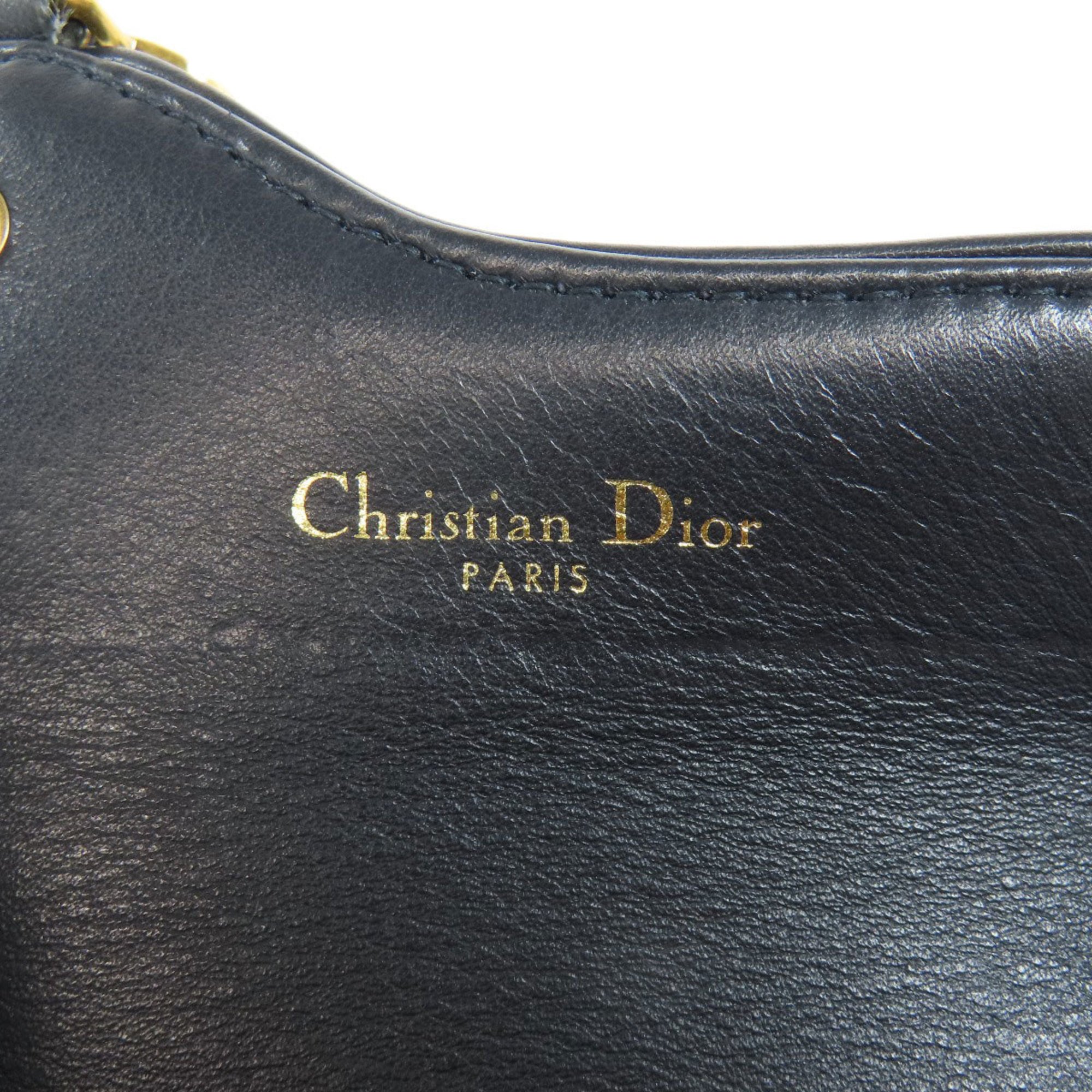 Christian Dior Saddle Trotter Pattern Business Card Holder/Card Case Canvas Women's CHRISTIAN DIOR