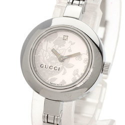 Gucci YA105 G Circle 1P Diamond Watch Stainless Steel SS Ladies GUCCI