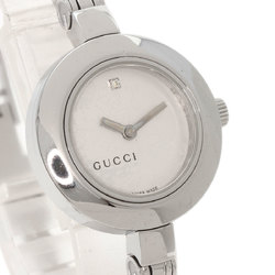 Gucci YA105 G Circle 1P Diamond Watch Stainless Steel SS Ladies GUCCI