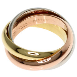 Cartier Trinity MM #49 Ring, K18 Yellow Gold, K18WG, K18PG, Women's, CARTIER