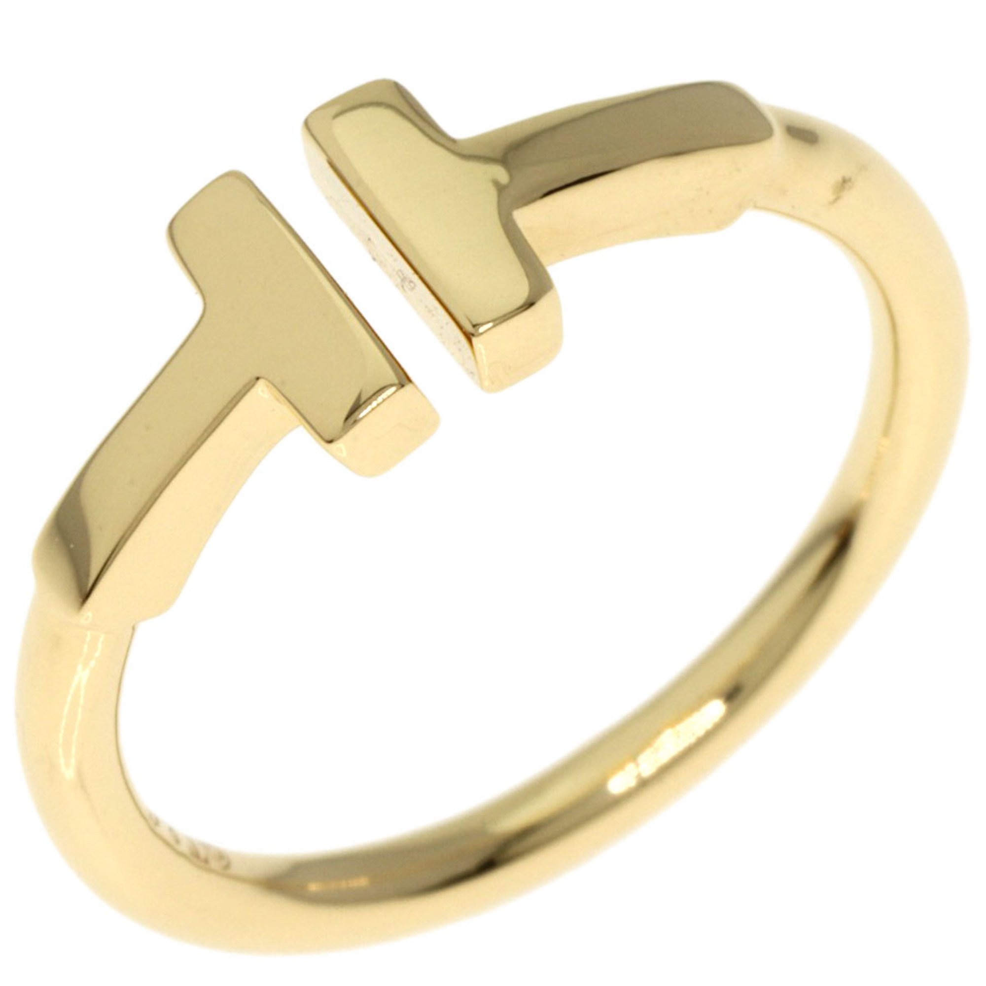 Tiffany T Wire Ring, 18k Yellow Gold, Women's, TIFFANY&Co.