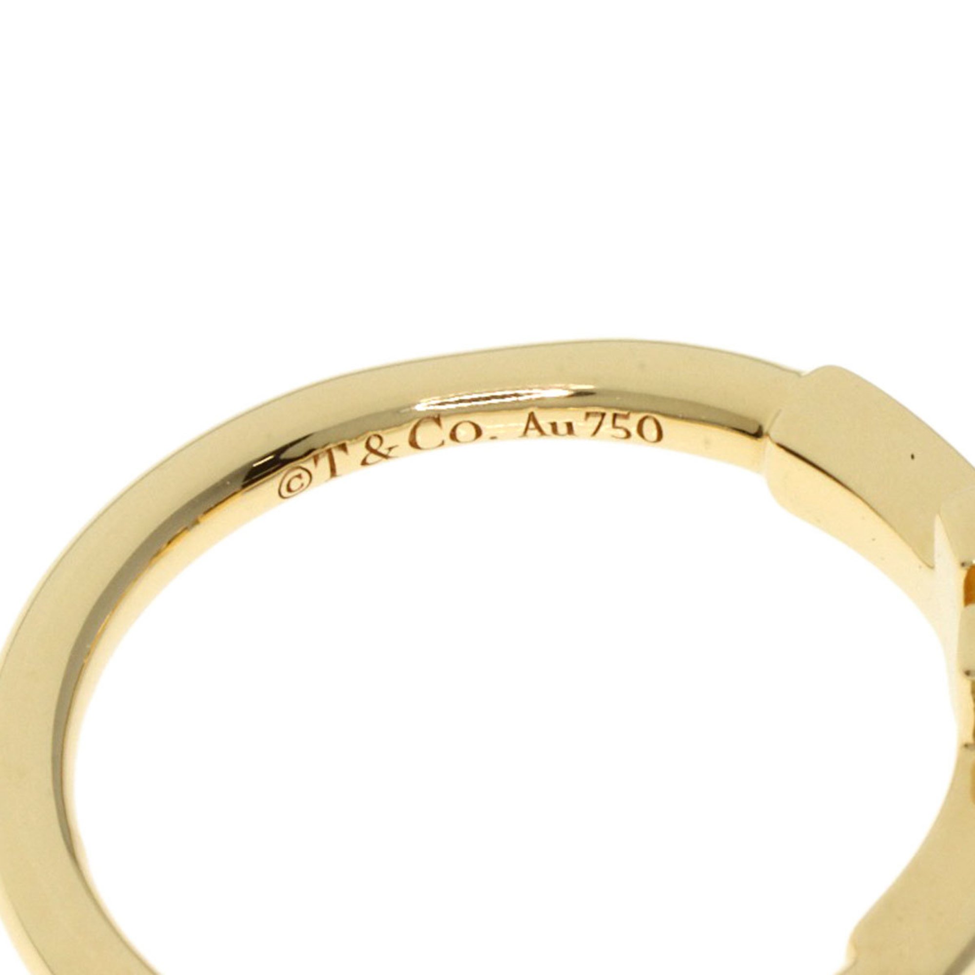 Tiffany T Wire Ring, 18k Yellow Gold, Women's, TIFFANY&Co.