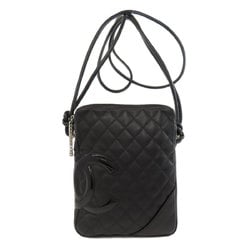 CHANEL Cambon Line Shoulder Bag Calfskin Women's