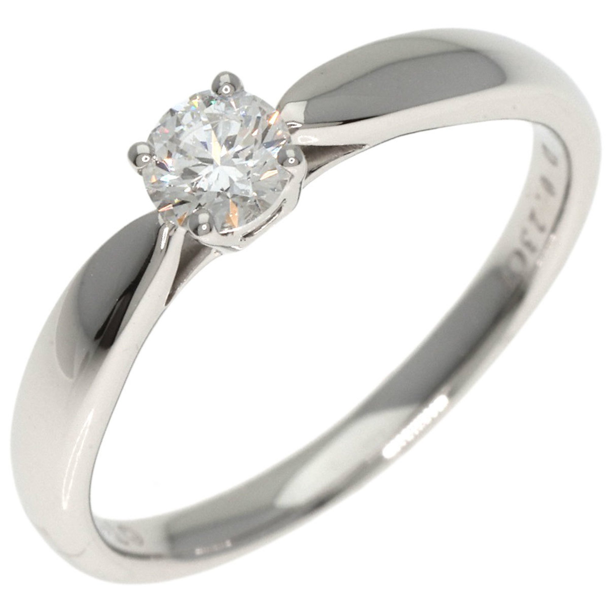 Tiffany Harmony Solitaire Diamond Ring, Platinum PT950, Women's, TIFFANY&Co.