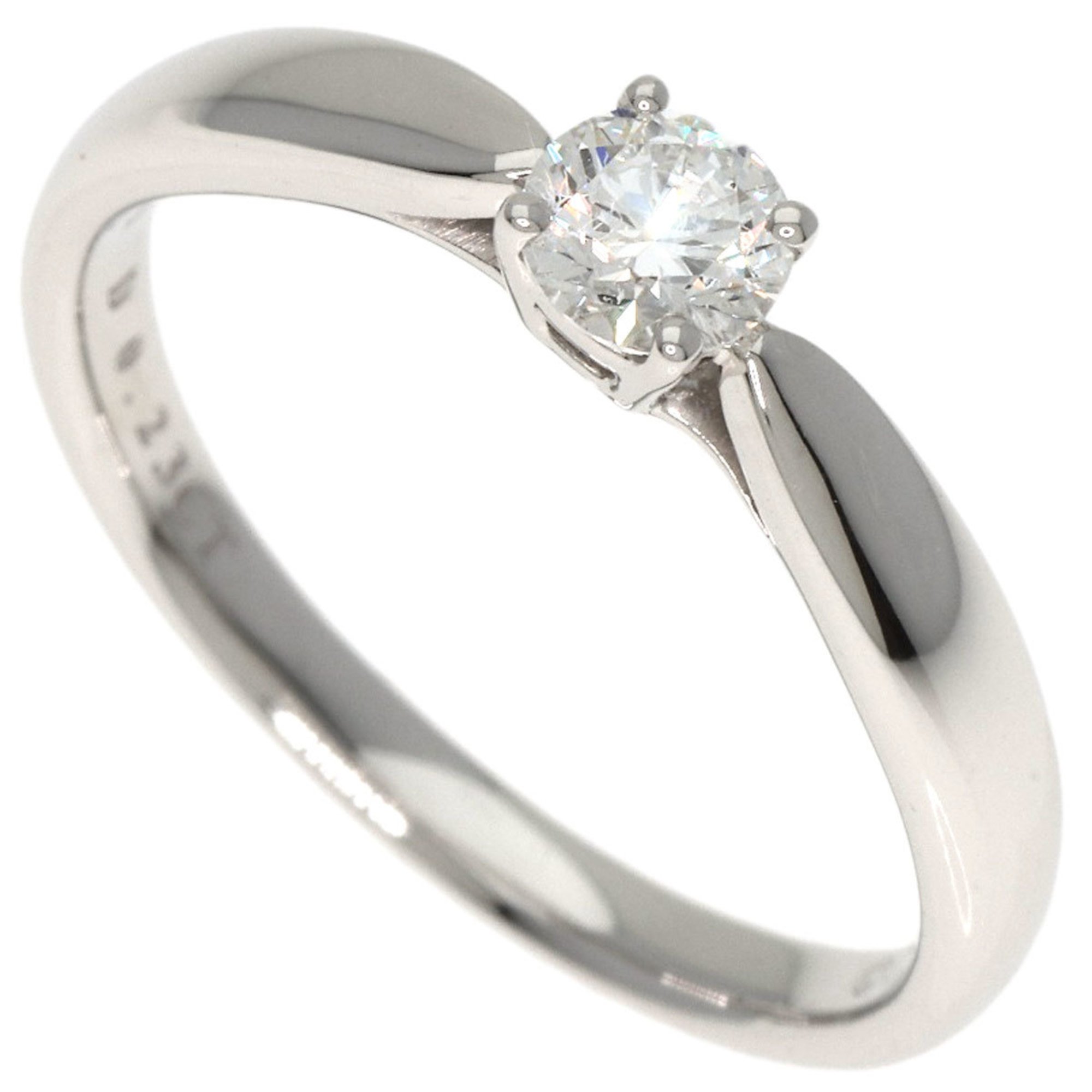 Tiffany Harmony Solitaire Diamond Ring, Platinum PT950, Women's, TIFFANY&Co.