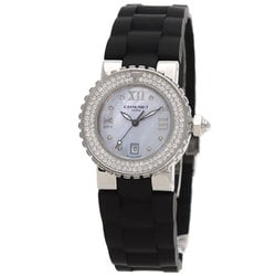 Chaumet Class One Diamond Watch Stainless Steel Rubber Women's