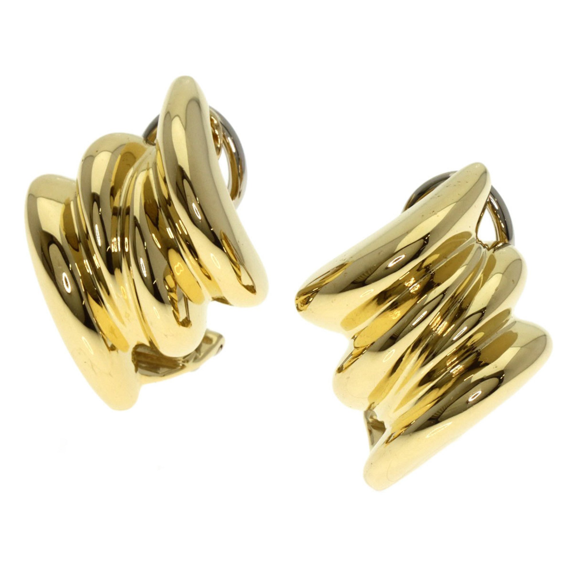 Tiffany Twist Earrings, 18k Yellow Gold, Women's, TIFFANY&Co.