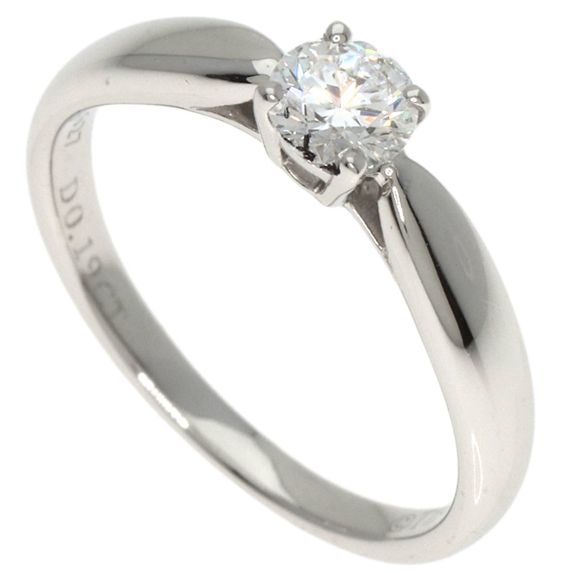 Tiffany Harmony Solitaire Diamond Ring, Platinum PT950, Women's, TIFFANY&Co.