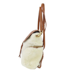 See by Chloé SEE BY CHLOE Fur Backpack/Daypack Leather Women's