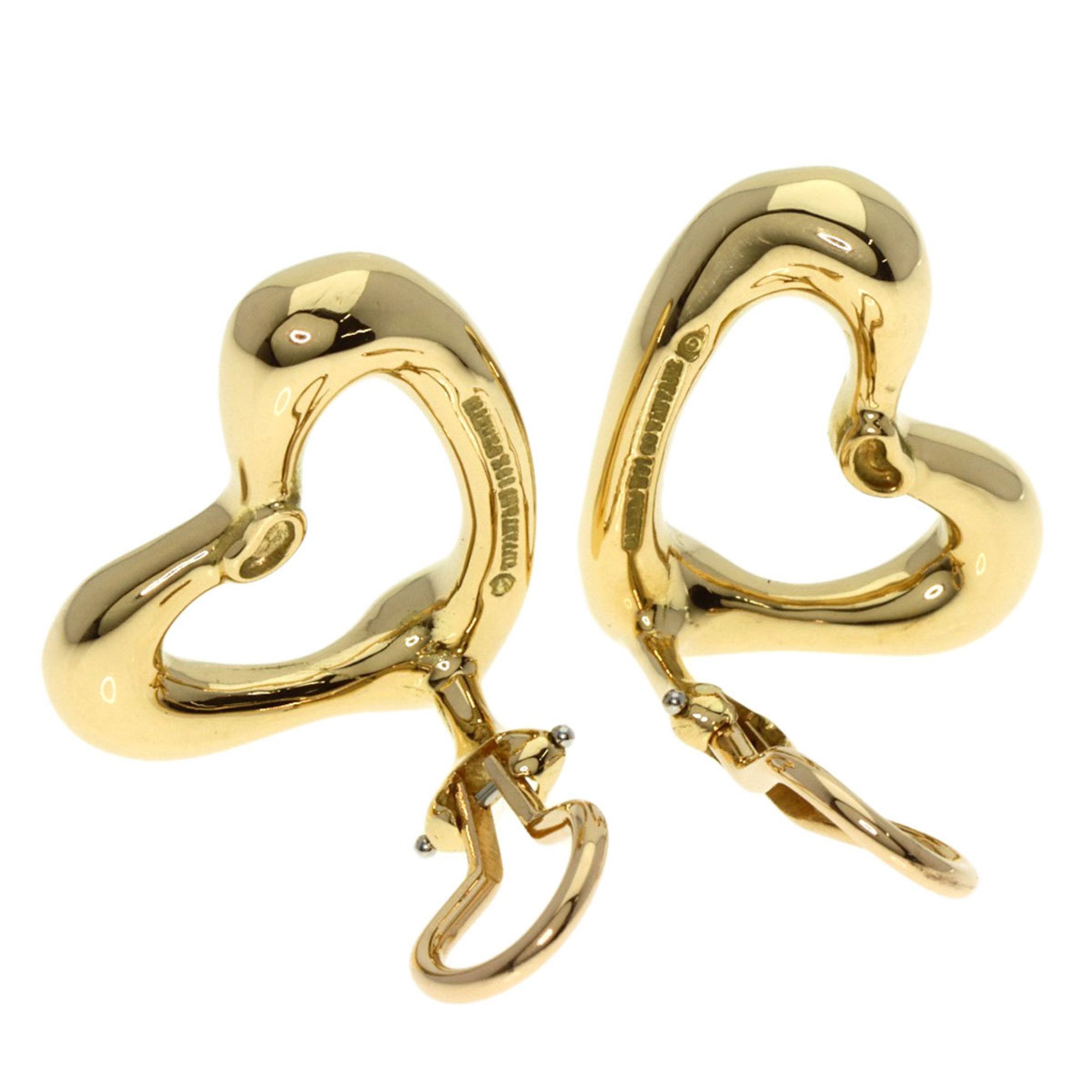 Tiffany Heart Earrings, 18K Yellow Gold, Women's, TIFFANY&Co.