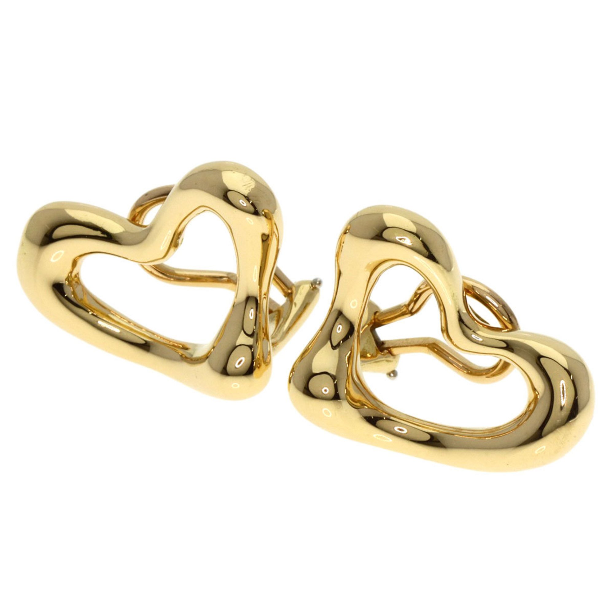 Tiffany Heart Earrings, 18K Yellow Gold, Women's, TIFFANY&Co.