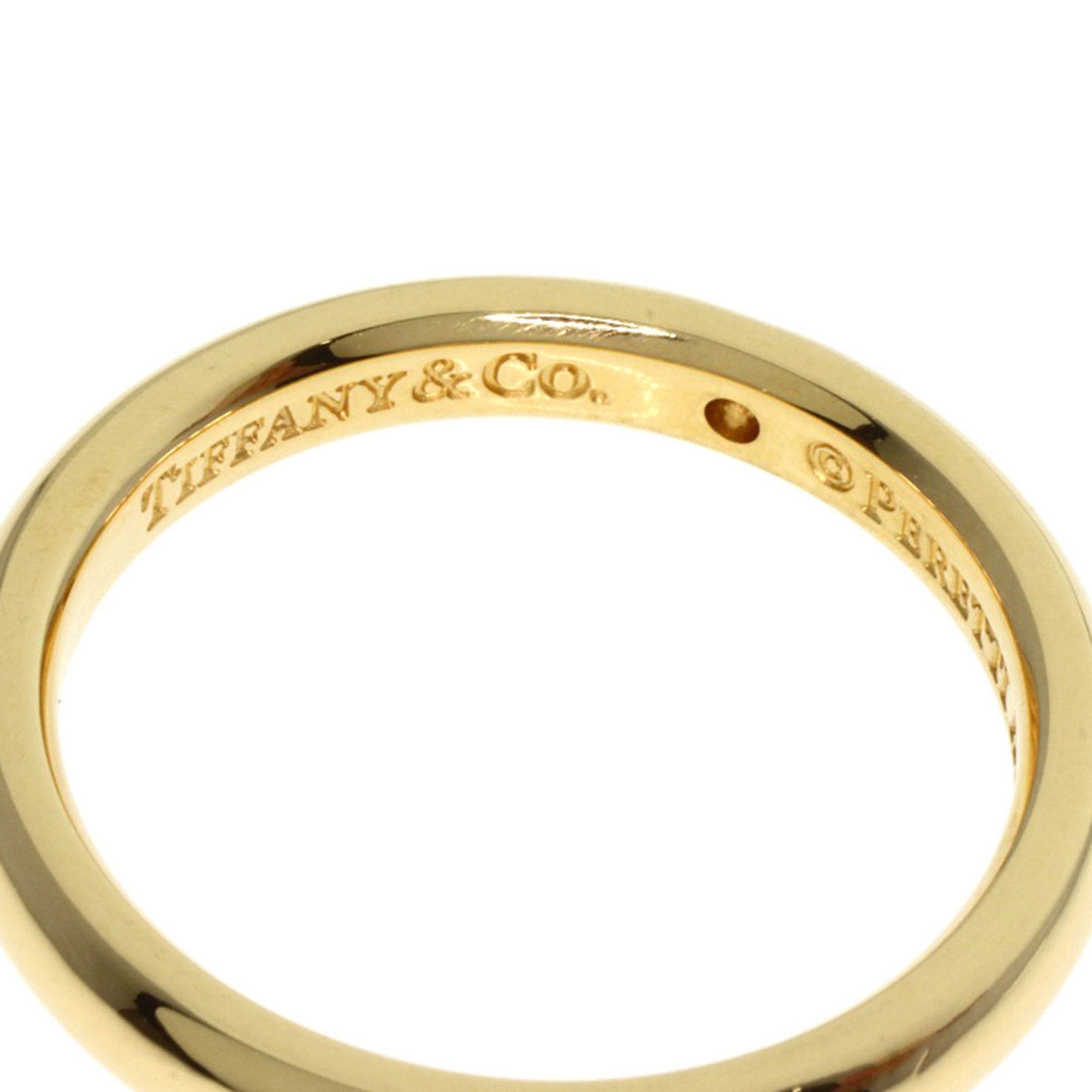 Tiffany Classic Wedding Band 1P Diamond Ring, 18K Yellow Gold, Women's, TIFFANY&Co.