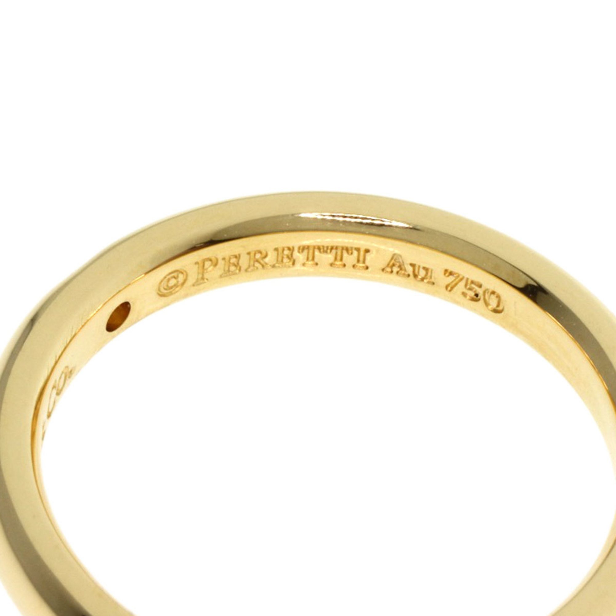 Tiffany Classic Wedding Band 1P Diamond Ring, 18K Yellow Gold, Women's, TIFFANY&Co.