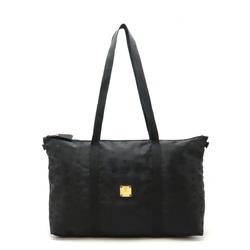 MCM Glam Tote Bag, Large Tote, Shoulder Nylon Canvas, Black