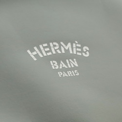 HERMES Neoban GM Multi-Pouch Clutch Bag Second Polyamide Elastane Leather Light Gray White