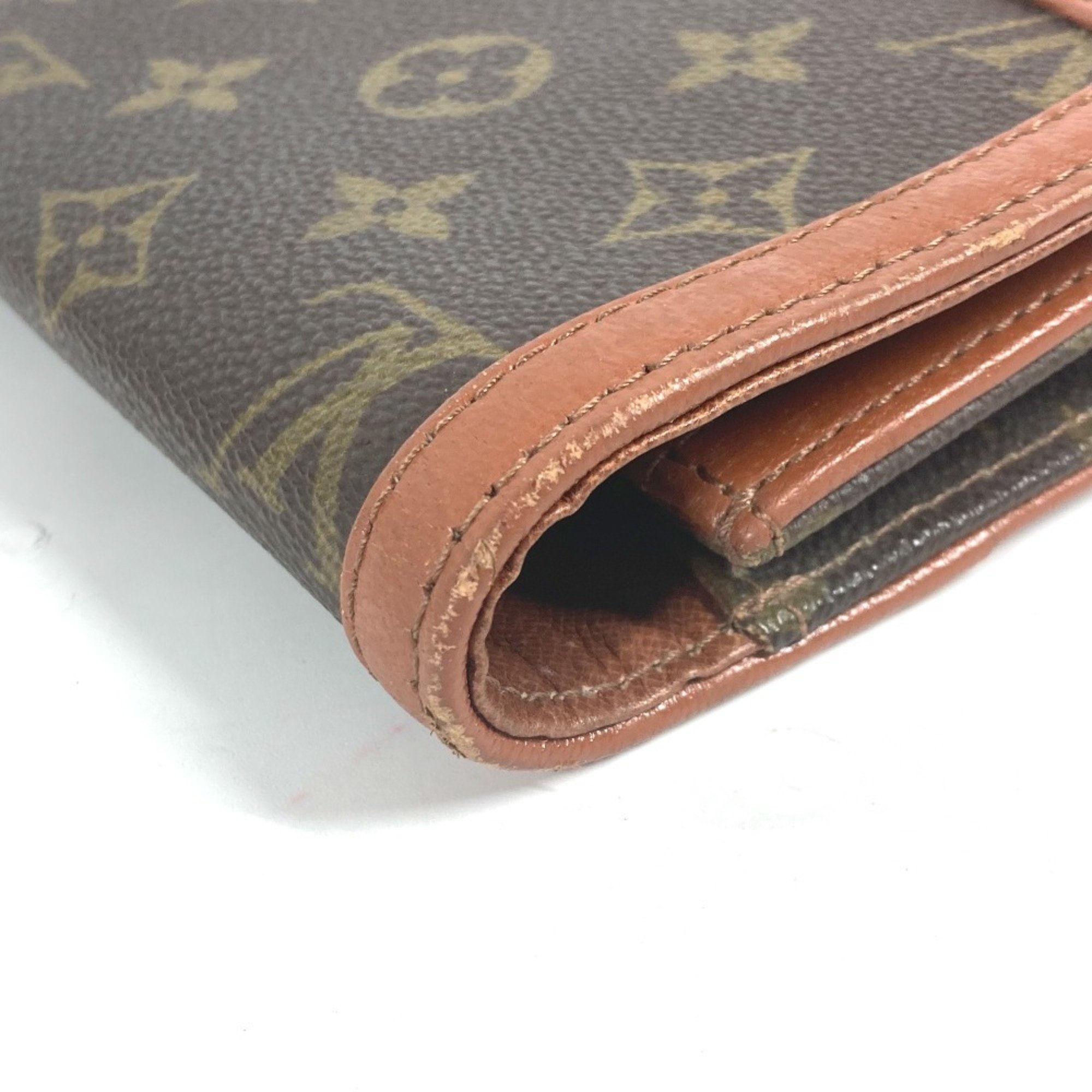 LOUIS VUITTON M51810 Monogram Pochette Dame GM Pouch Clutch Bag Canvas Women's Brown