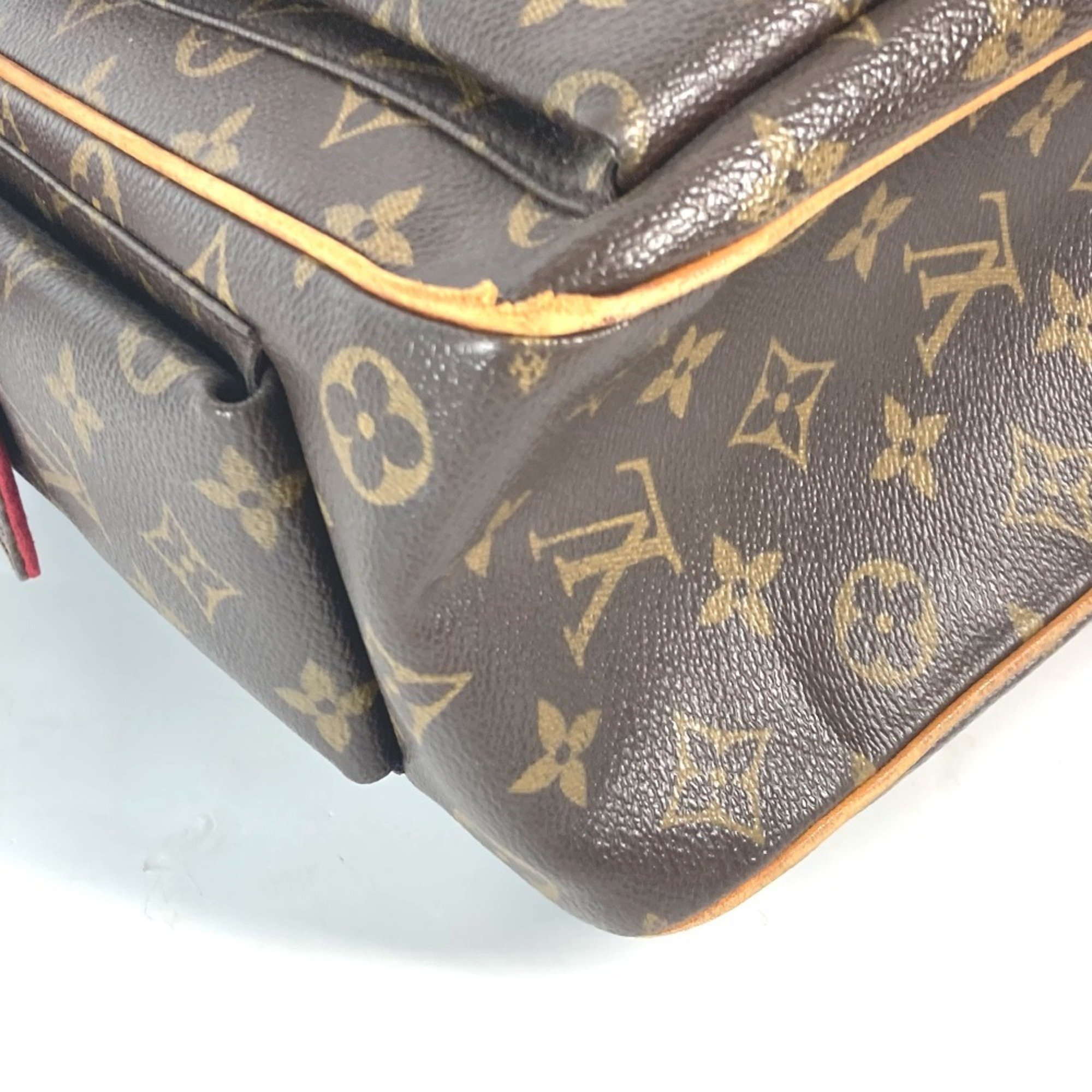 LOUIS VUITTON M51162 Monogram Multiply Cite Tote Bag Shoulder Canvas Women's Brown