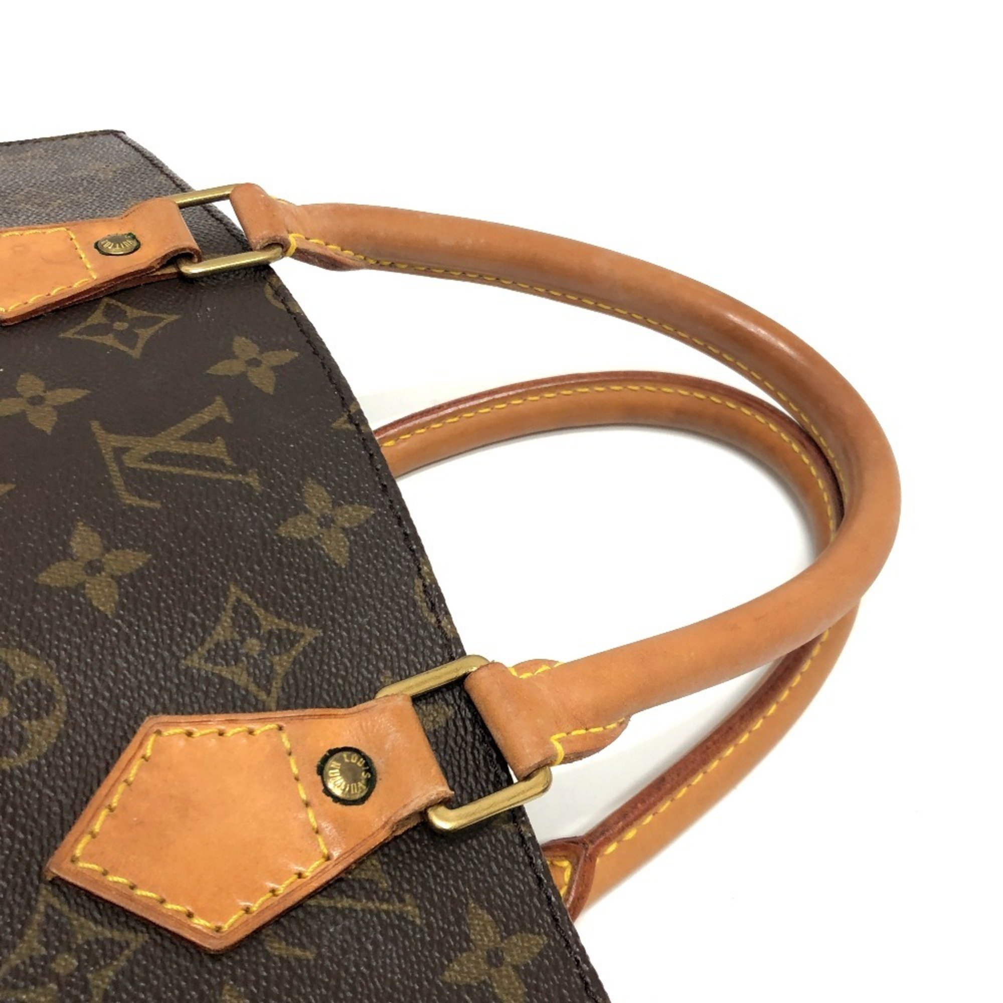 LOUIS VUITTON M51140 Sac Plat Tote Bag, Monogram Canvas, Women's, Brown