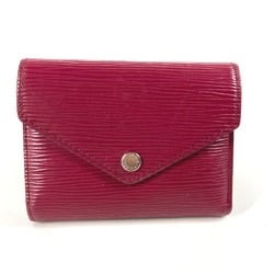 LOUIS VUITTON M62171 Epi Portefeuille Victorine Compact Wallet Tri-fold Leather Women's Fuchsia Purple