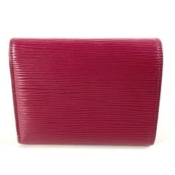 LOUIS VUITTON M62171 Epi Portefeuille Victorine Compact Wallet Tri-fold Leather Women's Fuchsia Purple