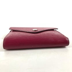 LOUIS VUITTON M62171 Epi Portefeuille Victorine Compact Wallet Tri-fold Leather Women's Fuchsia Purple