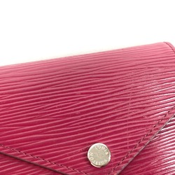 LOUIS VUITTON M62171 Epi Portefeuille Victorine Compact Wallet Tri-fold Leather Women's Fuchsia Purple