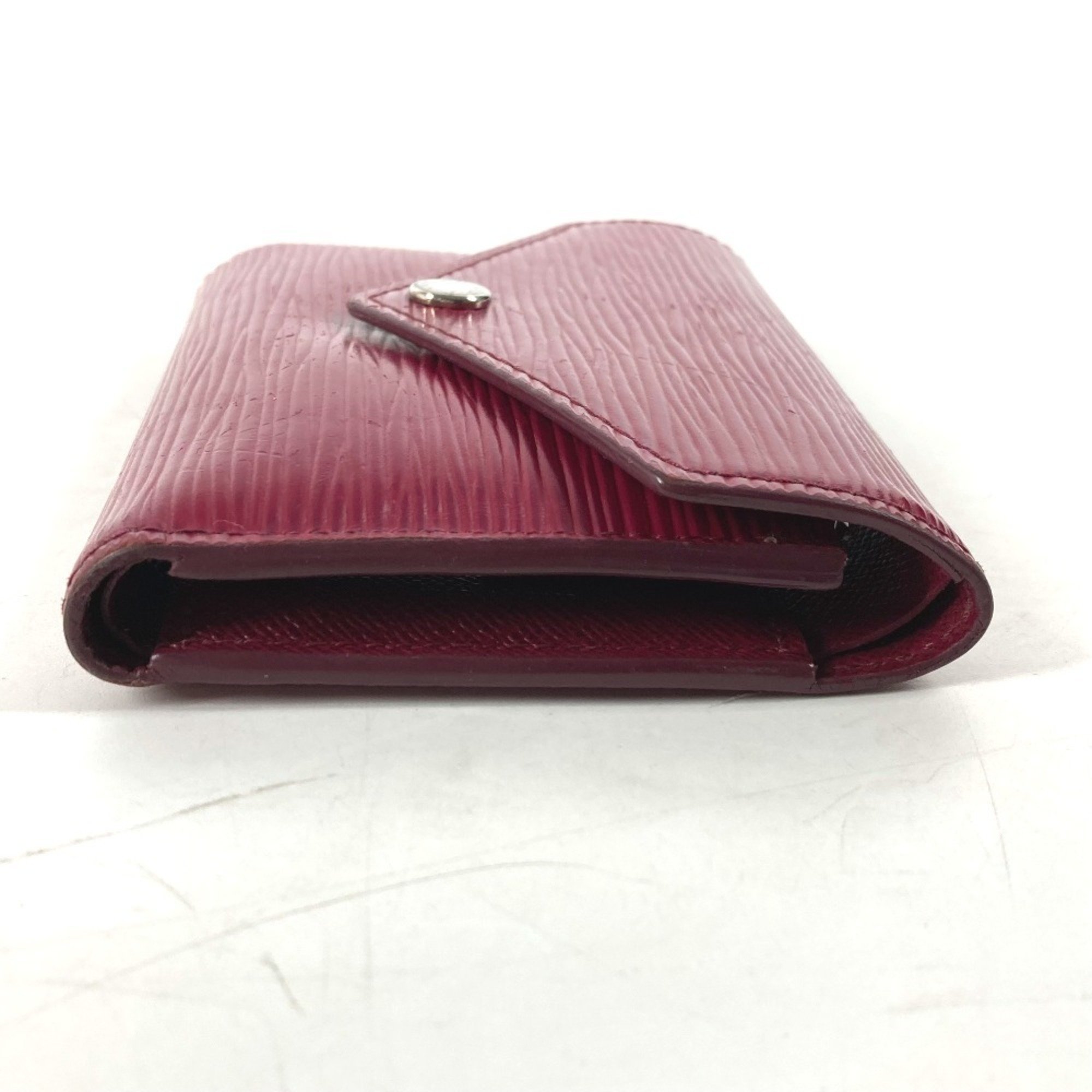 LOUIS VUITTON M62171 Epi Portefeuille Victorine Compact Wallet Tri-fold Leather Women's Fuchsia Purple