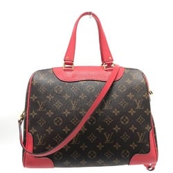 LOUIS VUITTON Louis Vuitton M50057 Retiro PM Bag Shoulder Handbag Monogram Canvas Women's Coquelicot Brown