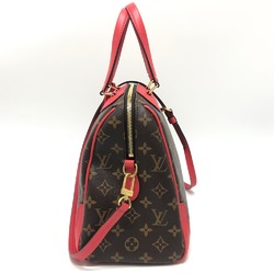 LOUIS VUITTON Louis Vuitton M50057 Retiro PM Bag Shoulder Handbag Monogram Canvas Women's Coquelicot Brown