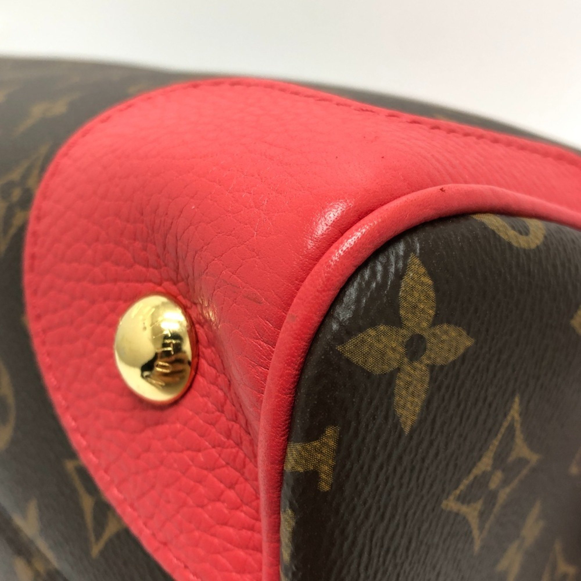 LOUIS VUITTON Louis Vuitton M50057 Retiro PM Bag Shoulder Handbag Monogram Canvas Women's Coquelicot Brown