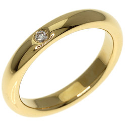 Tiffany Classic Wedding Band 1P Diamond Ring, 18K Yellow Gold, Women's, TIFFANY&Co.